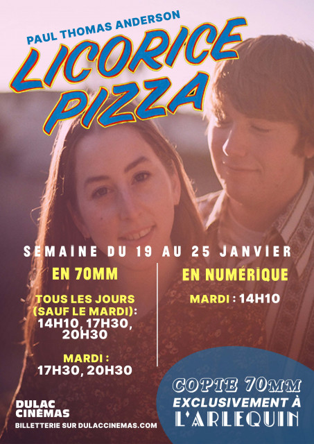 LICORICE PIZZA EN COPIE 70 MM