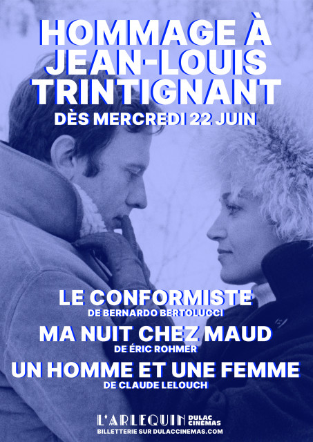 Hommage à Jean-Louis Trintignant à l'Arlequin