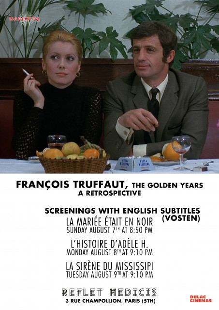 François Truffaut, The Golden Years : screenings with English subtitles [ VOSTEN ]