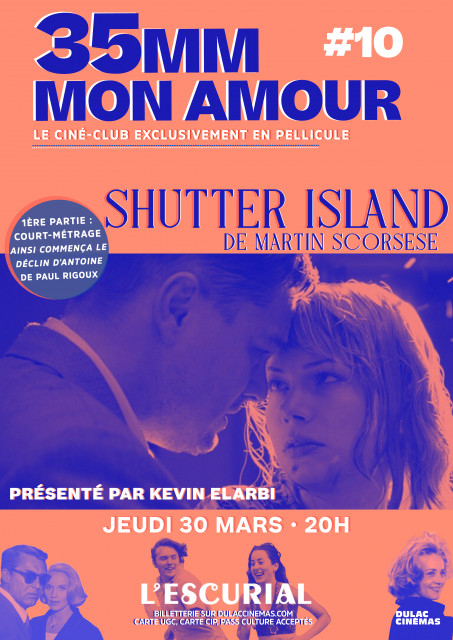 Shutter Island, Martin Scorsese, Di Caprio, 35mm, Pellicule